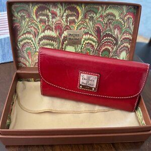 Vintage Red Florentine Wallet